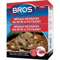 BROS rodenticid měkká návnada na myši a potkany 150g