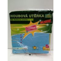Utěrka houbová 5ks