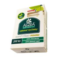 Vatové tyčinky PREMIUM 200ks BOX