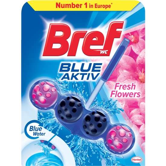 BREF WC 50g kuličky blue aktiv fresh flowers