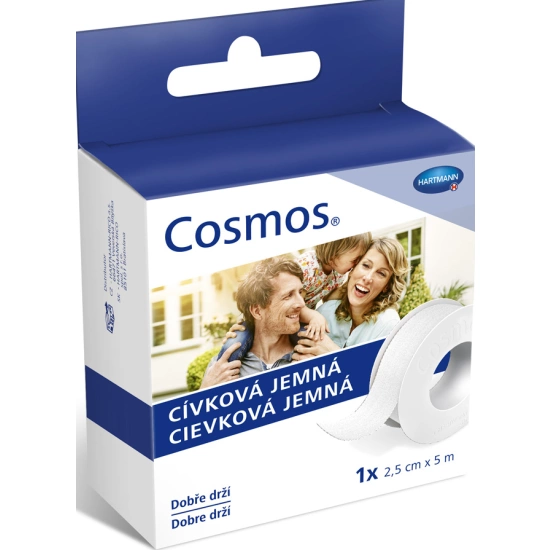 Náplast Cosmos cívka jemná 2,5cm x 5m