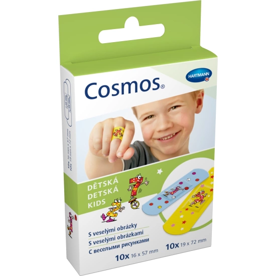 Náplast 2vel. 20ks dětská Cosmos