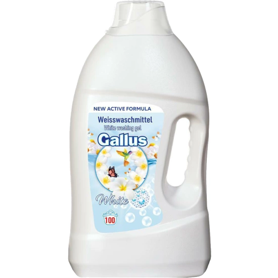 Gallus gel na praní 100 dávek White 4L