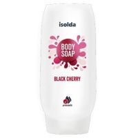 ISOLDA Black cherry body soap 500ml, Krémové tělové mýdlo určené pro mytí citlivé pokožky