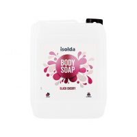 ISOLDA Black cherry body soap 5l, Krémové tělové mýdlo určené pro mytí citlivé pokožky