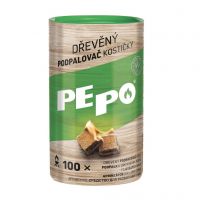 PE-PO dřevěný podpalovač kostičky 100 ks PEFC
