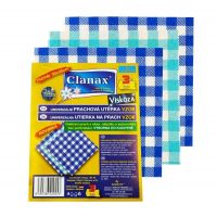 Utěrka viskóza VZOR 35x35, 125g - netkaná 3ks