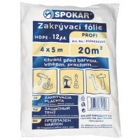 Zakrývací fólie 4x5m HDPE-12MY
