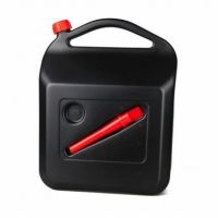 Kanystr 20l PHM plast,černý s nálevkou