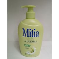 Mýdlo tekuté MITIA aloe/milk 500ml+dávkovač