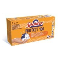 Spontex Protect jednorázové rukavice vel. S, 100 ks