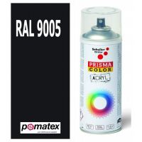 Sprej PRISMA COLOR RAL 9005 černá, 400 ml