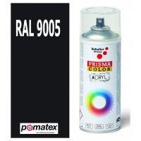 Sprej PRISMA COLOR RAL 9005M černá matná, 400 ml