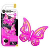 AROMA CAR BUTTERFLIES BUBBLE GUM