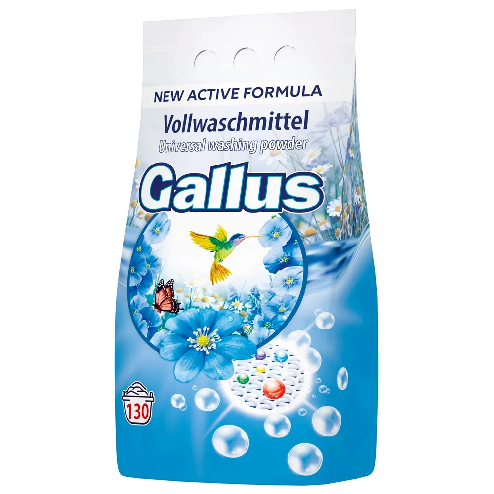 Gallus prací prášek Universal, 130 dávek, 8,45 kg